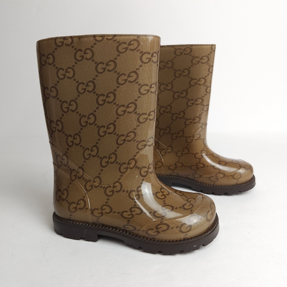 Gucci GG logo Kids Rain Boots